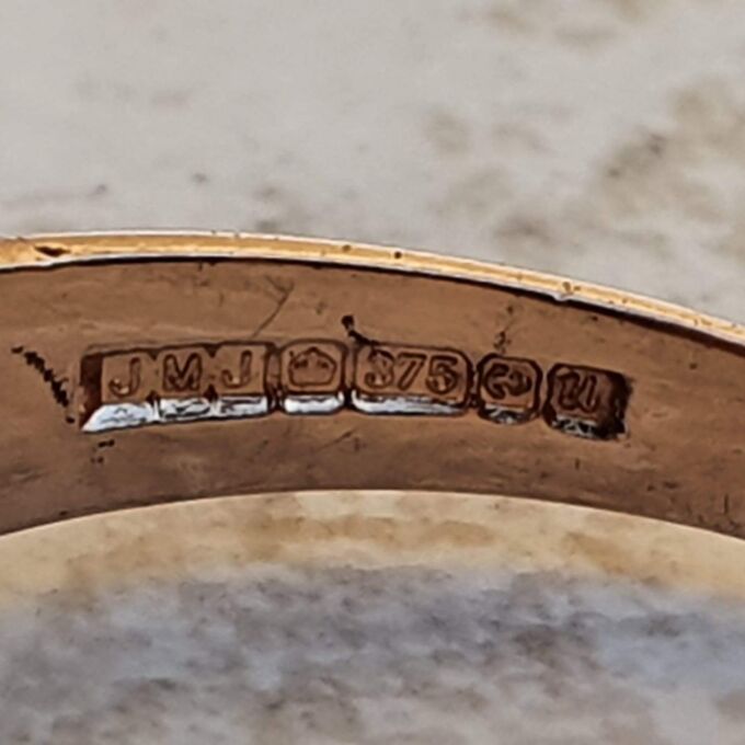 Star Set Ruby Ring in 9ct Rose Gold, a UK O 1/2 or a US 7 3/4