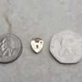 Tiny Working Heart Padlock in 9ct Gold