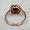 Garnet Cluster Ring in 9ct Gold, a UK K 1/2 or a US 5 1/2
