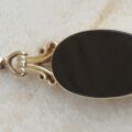 Onyx and Bloodstone Locket in 9ct Gold