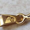 Huge Synthetic Spinel Pear Pendant in 18ct Gold.