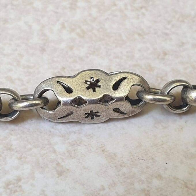 Antique Albertina Watch Chain with Tassle