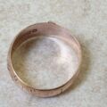 Antique Buckle or Belt Style Ring in 9ct Gold, a UK O 1/2 or a US 7 1/2