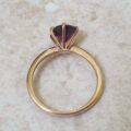 Amethyst Solitaire Ring in 9ct Gold.