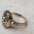 Bold Celtic Design Ring in 9ct gold.
