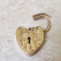 Engraved Fully Working Padlock in 9ct Gold