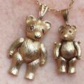 Large Teddy Bear in 9ct Gold