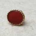 Carnelian Fob Pendant in 9ct Gold