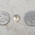 Tiny Heart Padlock in 9ct Gold