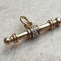 Fancy T Bar Pendant in 9ct Gold