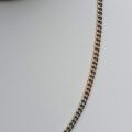 Vintage Two Coloured Curb Chain with Dog Clip in 9ct Gold