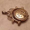 Spinning Locket Fob Pendant in 9ct Gold