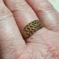Keeper Ring in 9ct Gold, a UK U or a US 10 1/4