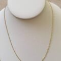 Oval Belcher or Rolo Chain in 9ct Gold, 17.5 inches.