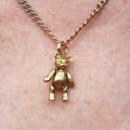 Articulated Teddy Bear Pendant In 9ct gold