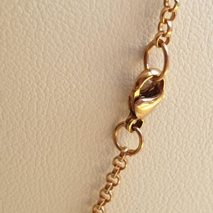 Rose Gold Belcher Chain in 9ct Gold