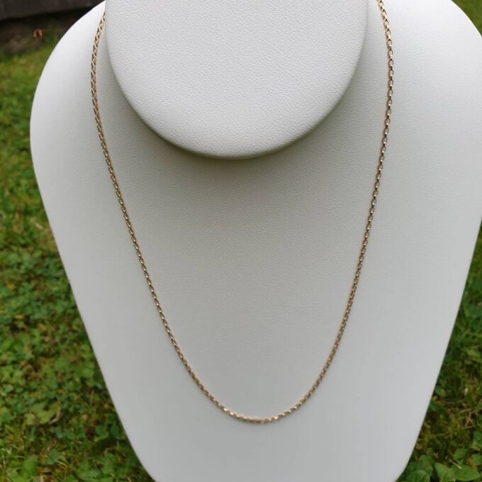 Fine Belcher Chain in 9ct Gold, 18 inch length