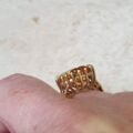 Big Citrine Solitaire Ring in 9ct Gold, a UK M 1/2 or a US 6 3/4