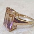 Ametrine Solitaire Ring in 9ct Gold, a UK O 1/2 or a US 7 1/2