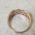 Graduating Celtic Knot Ring in 9ct Gold.