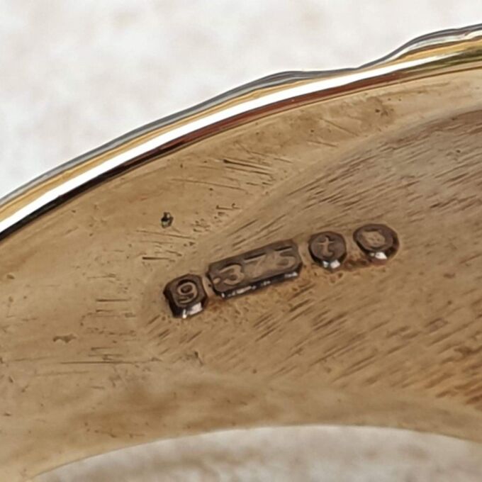 Hematite Intaglio Centurion Signet Ring in 9ct Gold.