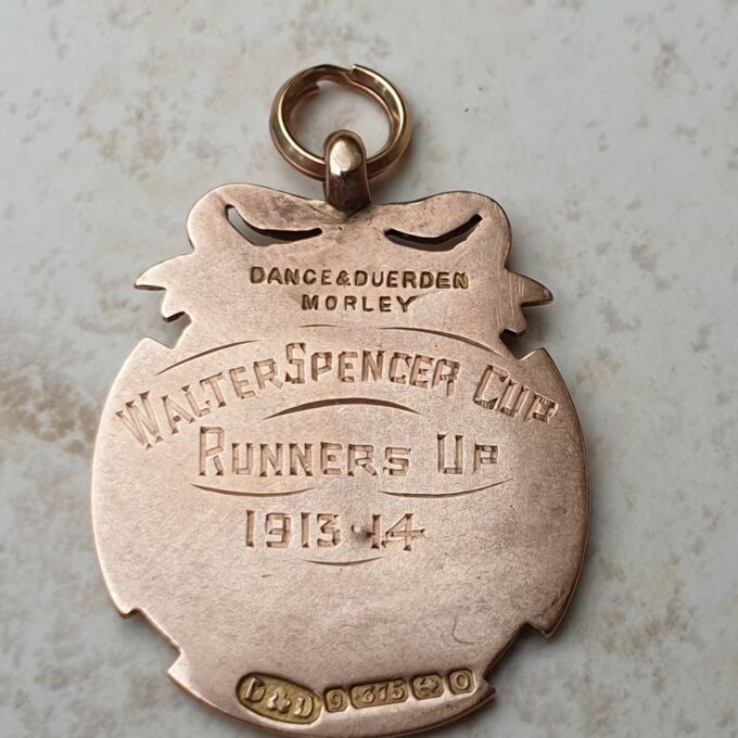 Antique Engraved Medallion in 9ct Rose Gold