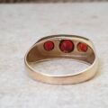 Garnet Set Signet Ring in 9ct Gold, a UK X 1/2 or a US 12