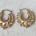 Gypsy Hoop Earrings in 9ct Gold