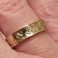 Claddagh Wedding Band in 9ct Gold,  a UK M 1/2 or a US 6 3/4