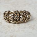 Fancy Knot Ring in 9ct Gold,  a UK K 1/2 or a US 5 3/4.