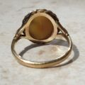 Tigers Eye Ring in 9ct Gold, a UK M 1/2 or a US 6 3/4.