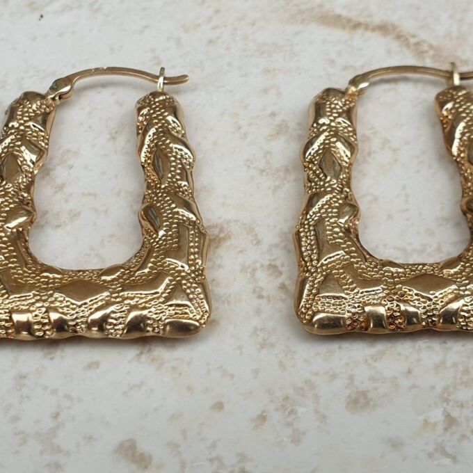 Big Bold Earrings in 9ct Gold