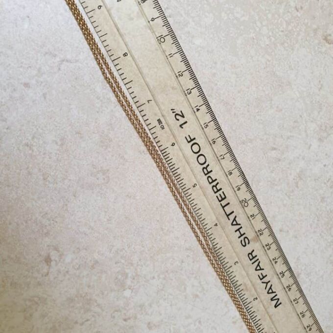 Belcher or Rolo Chain Necklace in 9ct Gold, 20 inches