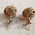 Knot Earrings in 9ct Gold