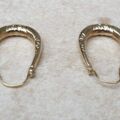 Creole Oval Hoop Earrings in 9ct Gold.