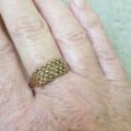 Keeper Ring in 9ct Gold, a UK U or a US 10 1/4