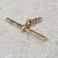 Feature Hallmark T Bar in 9ct Gold