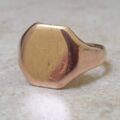 Simple Signet Ring in 9ct Gold.
