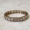 Reserved – Spinel Full Eternity Ring in 9ct Gold, a UK M or a US 6 1/2