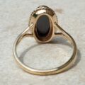 Oval Opal Doublet Ring in 9ct gold, a UK O or a US 7 1/2