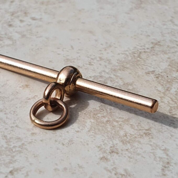 Plain Classic T Bar in 9ct Gold
