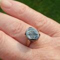 Hematite Centurion Intaglio Ring in 9ct gold, a UK N or a US 7