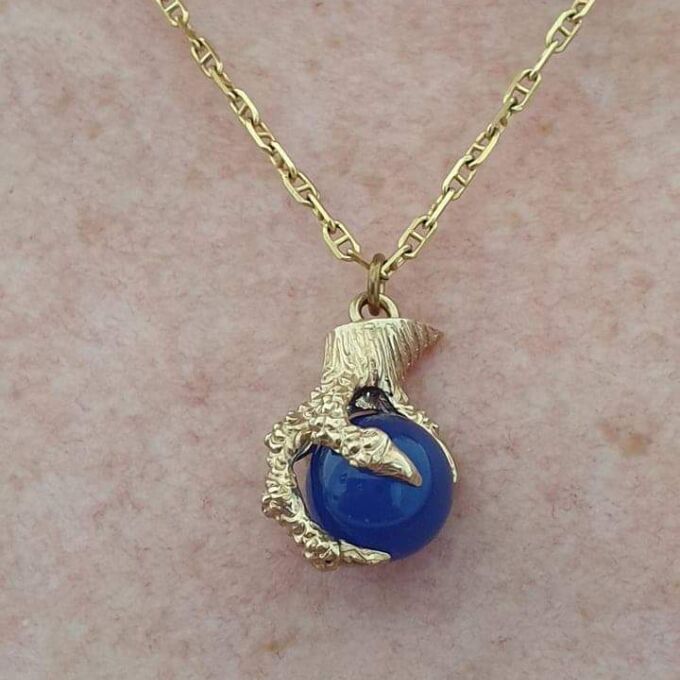 Dragon or Eagle Claw Talon Pendant in 9ct Gold