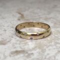 Diamond Set Band Ring in 9ct Gold, a UK Q 1/2 or a US 8 1/2