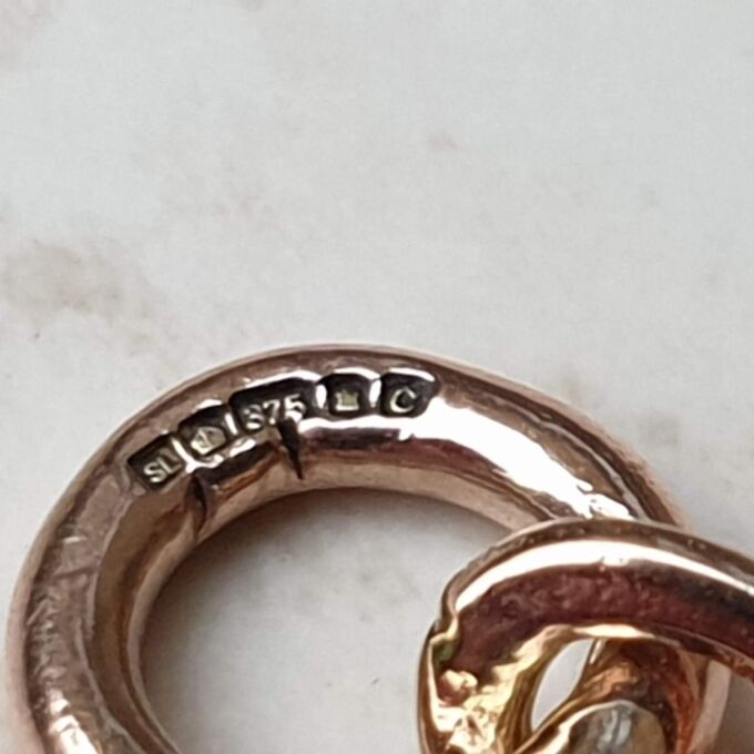 Fancy Twisted Link Bracelet in 9ct Rose Gold