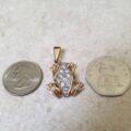 Fun Frog Pendant in 9ct Gold.