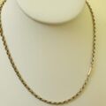 Antique Chain in 9ct Gold, 17 inches.