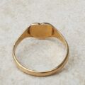 Sale – Heart Signet Ring in 9ct Gold, a UK O 1/2 or a US 7 1/2.