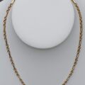 Fancy Belcher Chain in 9ct Gold,  16 inches in length.