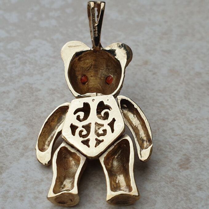 Large Teddy Bear in 9ct Gold